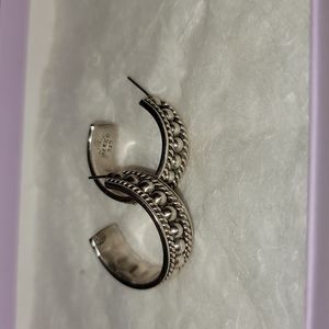 Vintage Taxco Sterling Silver Beaded Earrings